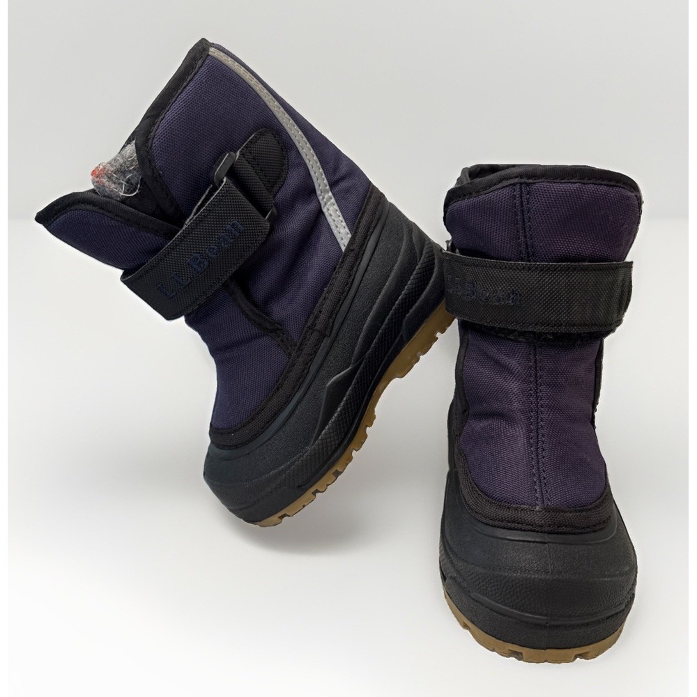 L.L. Bean Toddler Snow Boots Purple Black Size 6